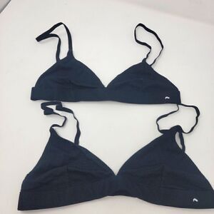 NEW MeUndies Lot of 2 Black Bralette Women's Size XSmall